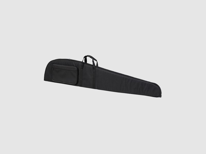 Fritzmann Futteral aus Nylon schwarz, gepolstert, mit Tragegriff, Vortasche und Riemen, Größe: 127 x 26 cm