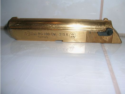 Verschluß für Schreckschusspistole Röhm RG 100 "Gold"