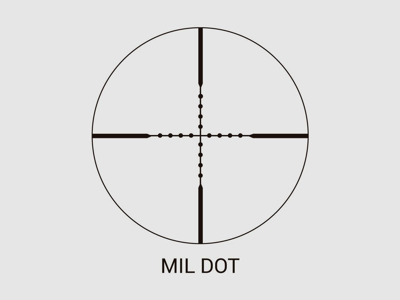 Zielfernrohr ADLER 2,5-20x50 - 30 - Side Focus - Mil Dot - Verlicht., afbeelding 10 van 10
