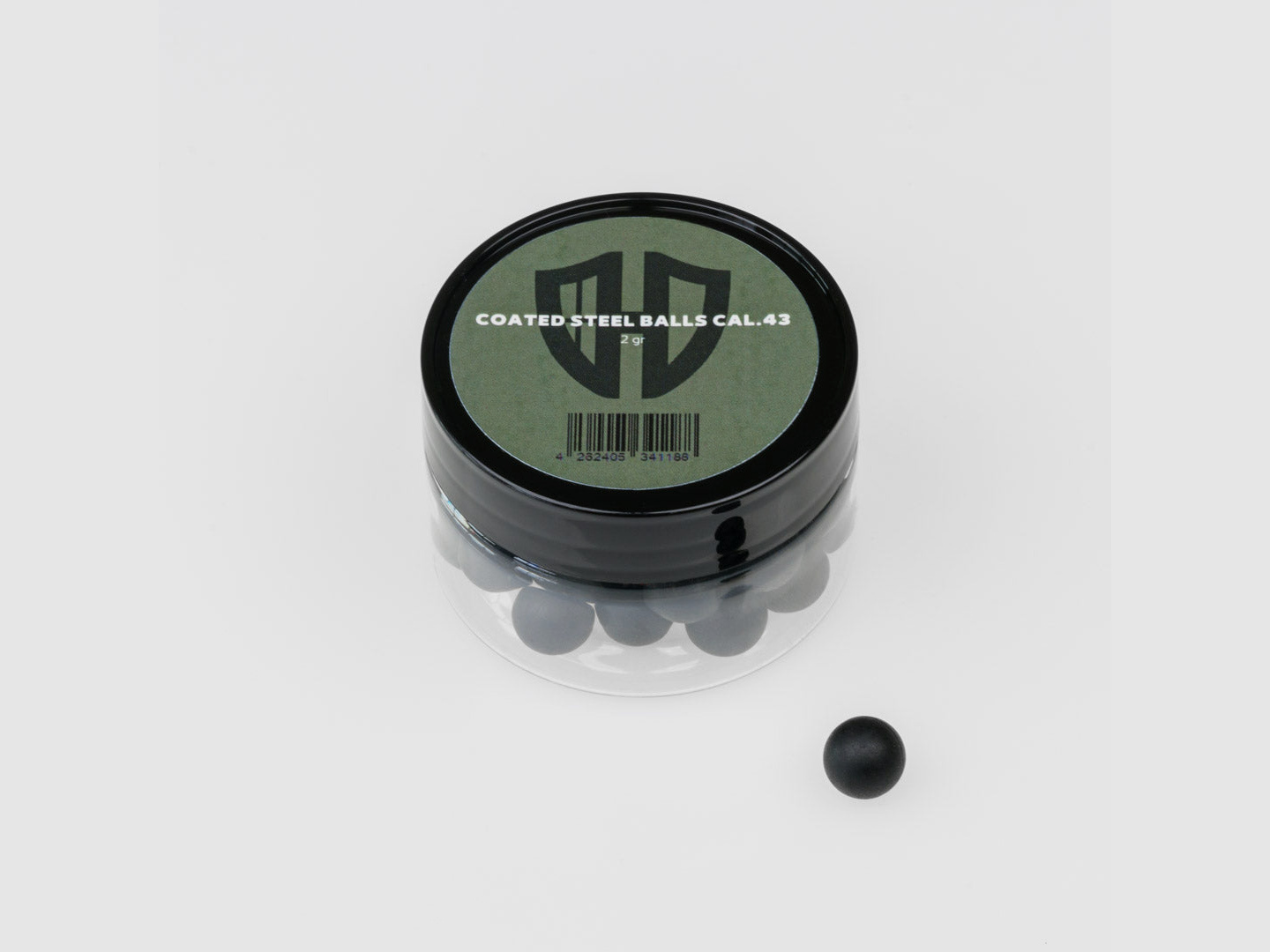 50 x COATED STEEL BALLs | 2g | EXTREM HART | Cal.43