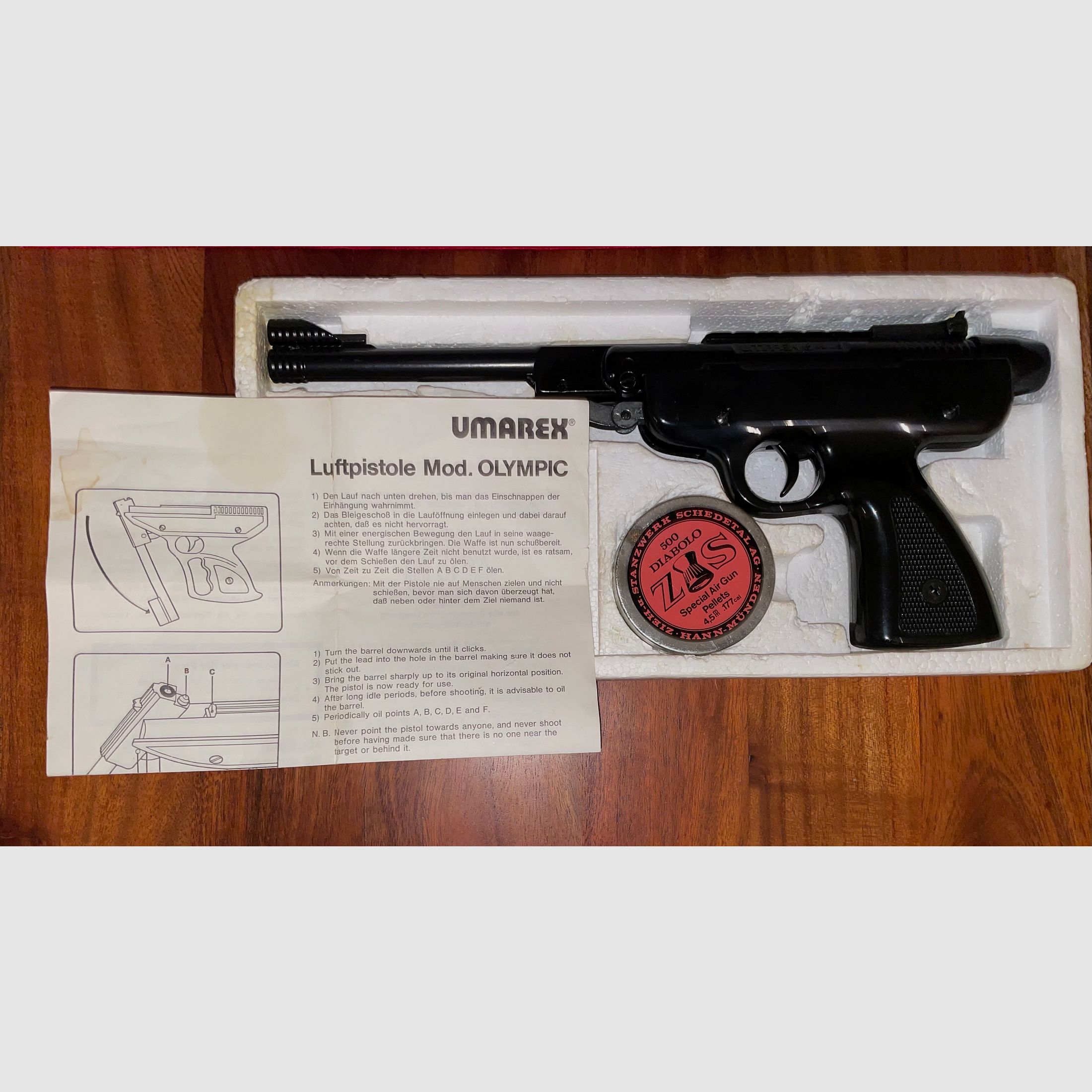 Umarex FVM Olympische Luftpistole