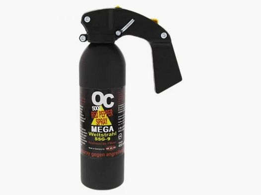 Diverse Pfefferspray OC 5000 Mega Sprühstrahl 400 ml