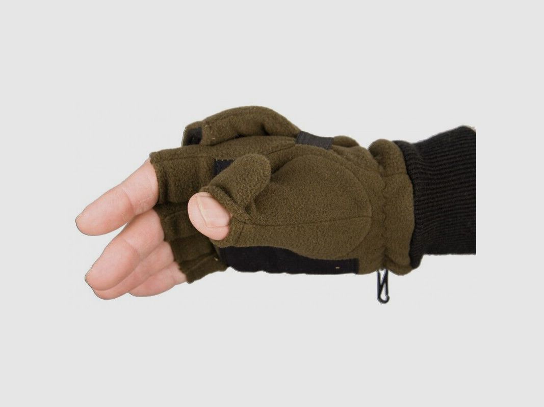 Somlys Fleece-Fäustlinge Grün
