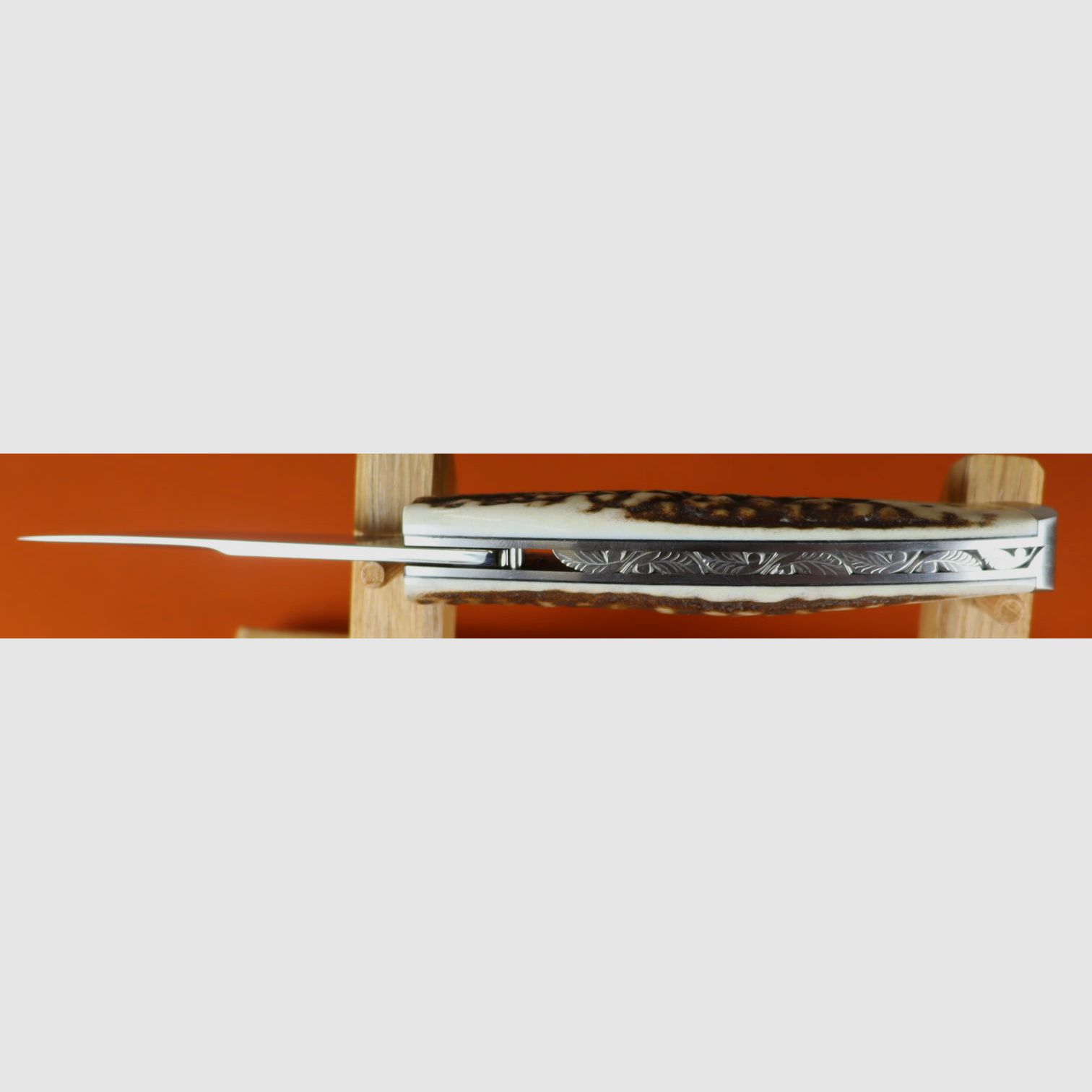 Coltello con manico in legno di cervo, immagine 3 di 5