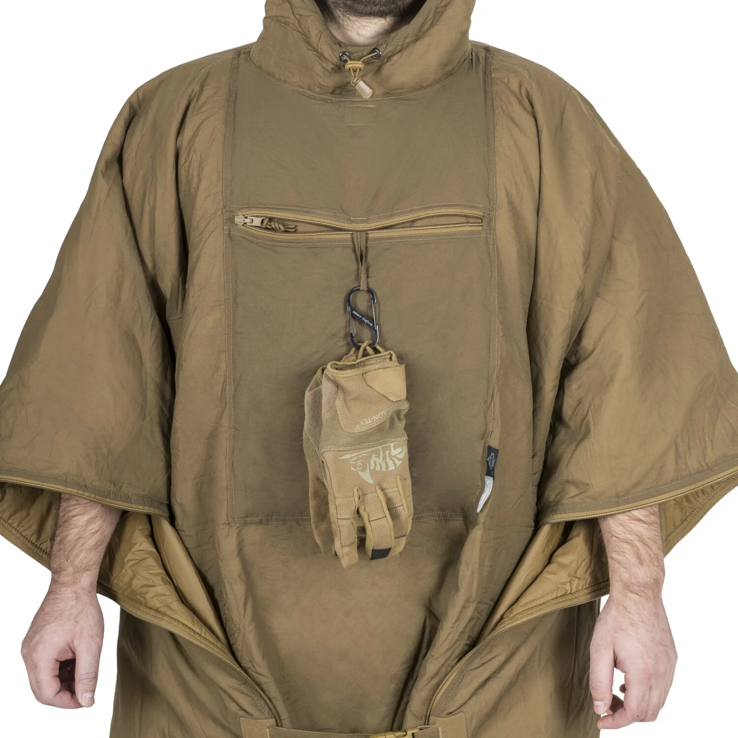 Poncho cape HELIKON SWAGMAN ROLL, insulated – Crimson Sky – (one size), image 6 of 18