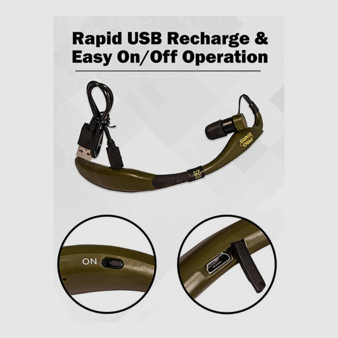 Pro Ears Gehörschutz Stealth 28 grün