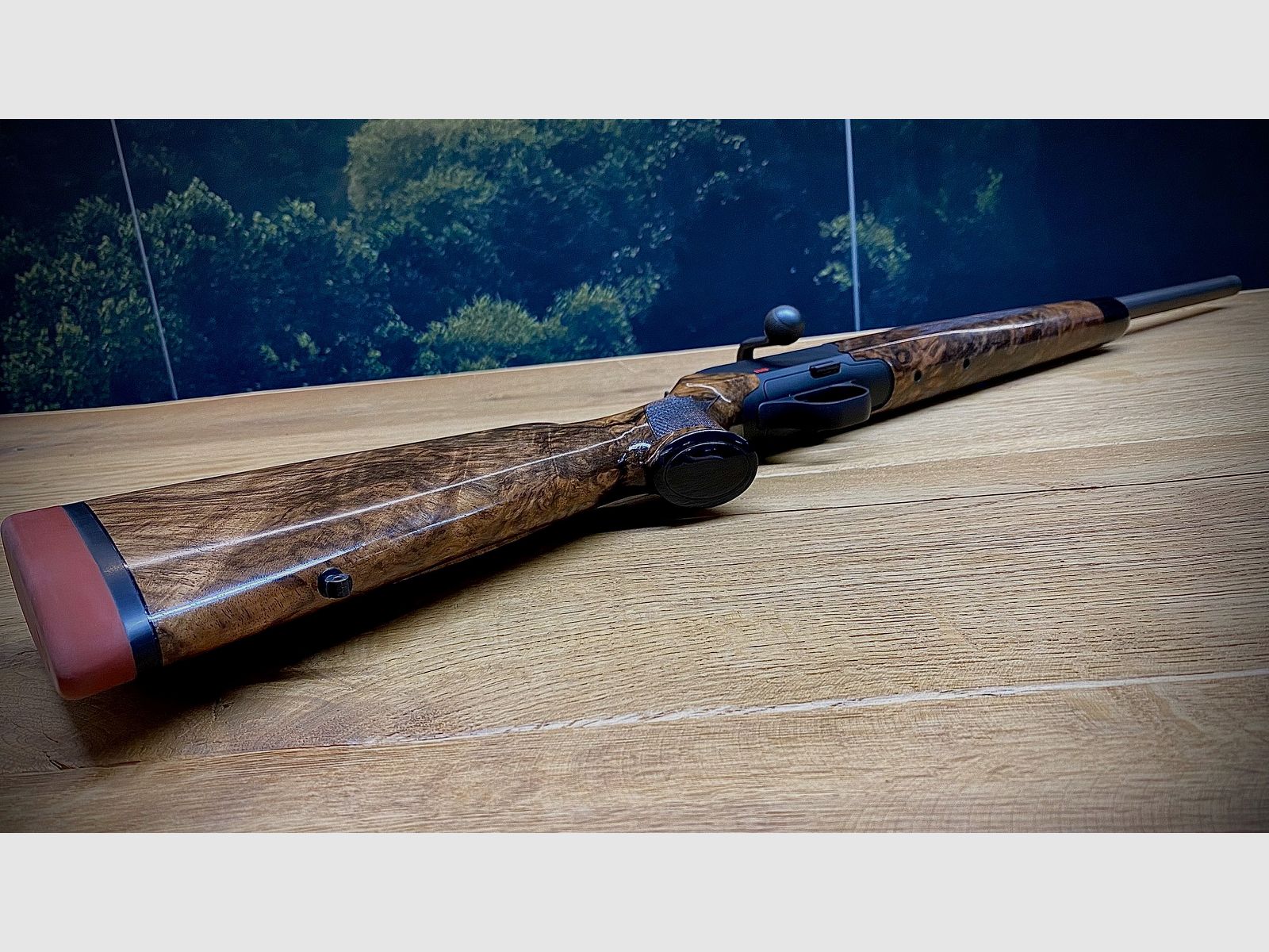 Blaser R8 mit Safari-Schaft / 52cm SW Lauf .308 / Holzklasse 7 / Rote Schaftkappe / Finanzierung möglich!