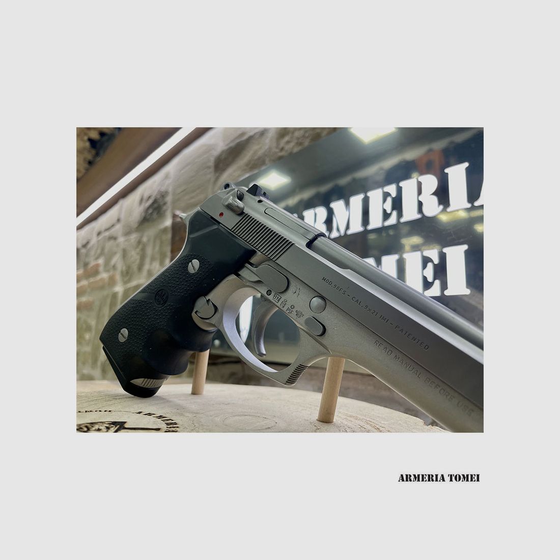 USATO – PISTOLA – BERETTA 98FS INOX cal. 9×21, immagine 4 di 5
