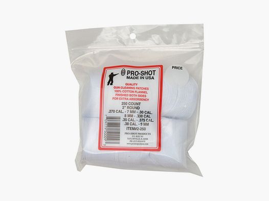 TIPTON Patches 17-22 Caliber Rimfire, .75″ Square, Bag of 100