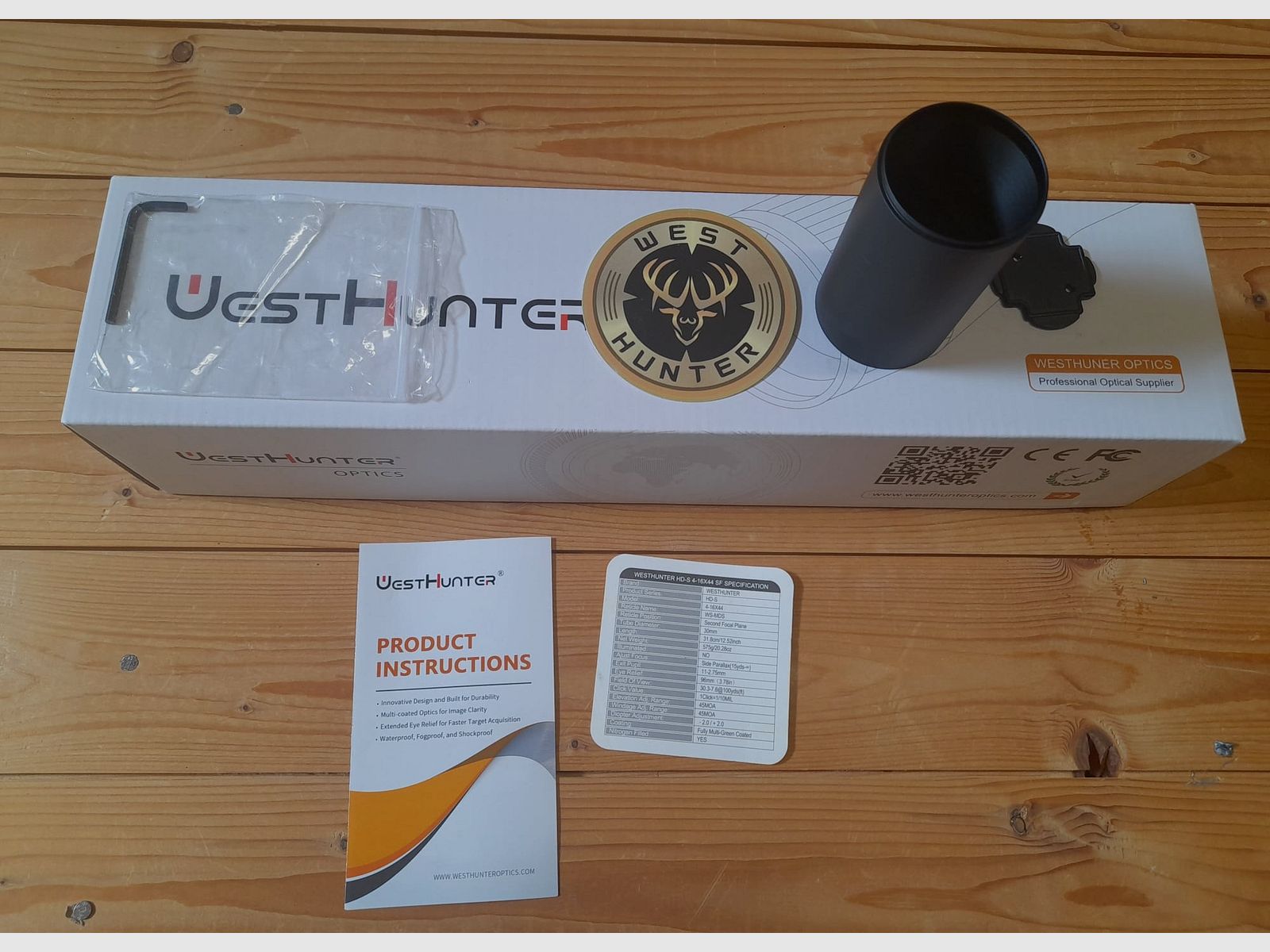 Airmax M22 mit Picatinny-Schiene und WestHunter Optik