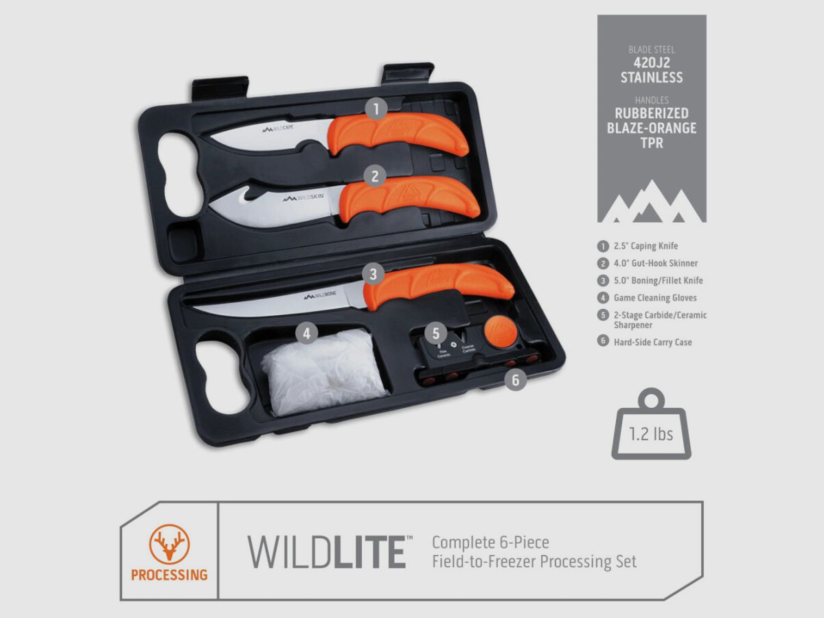 Outdoor Edge Wild Lite 6-delig, afbeelding 2 van 2