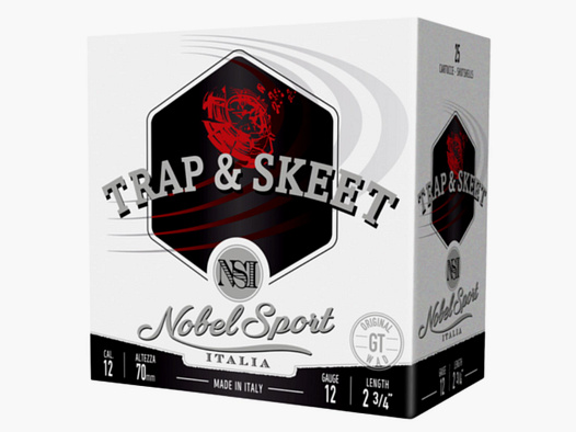 Nobel Sport Italia 12/70 Trap und Skeet Trap T7,5 2,4mm - 24g