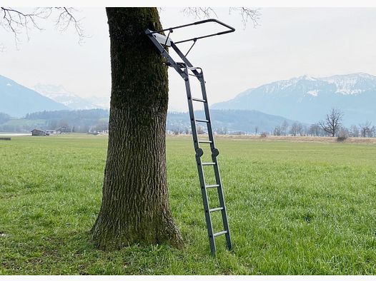 Aluminium Hochsitz 235 cm Sitzhöhe