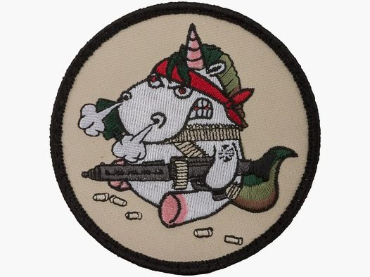 Café Viereck Parche Infantería Unicornio