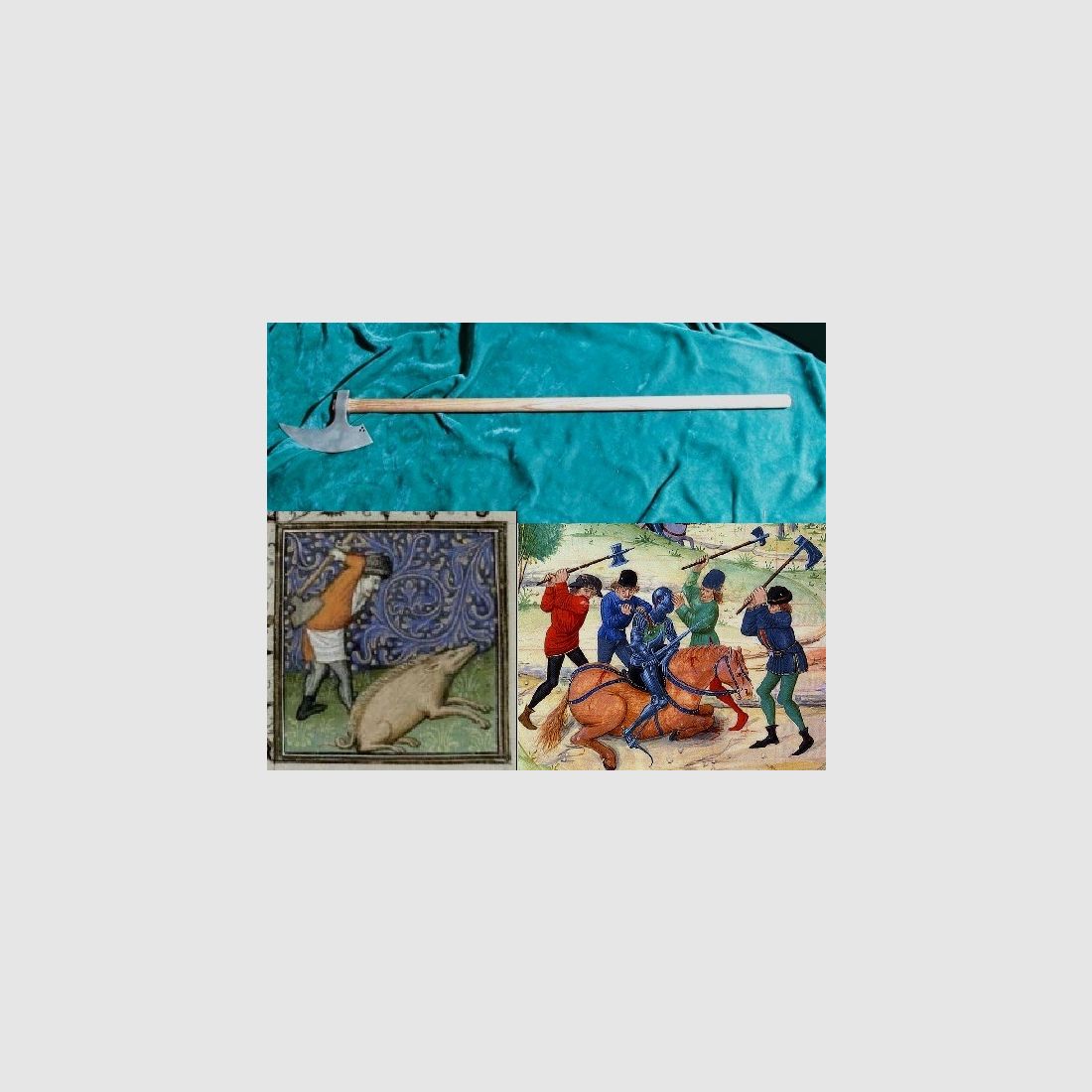 ungarische Kriegsaxt von Arms & Armour, Replika, 16. Jhdt, neu