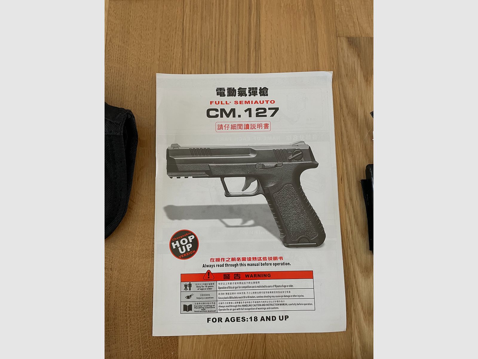 Softair Cyma CM.127 inkl. Tracer und Zubehör