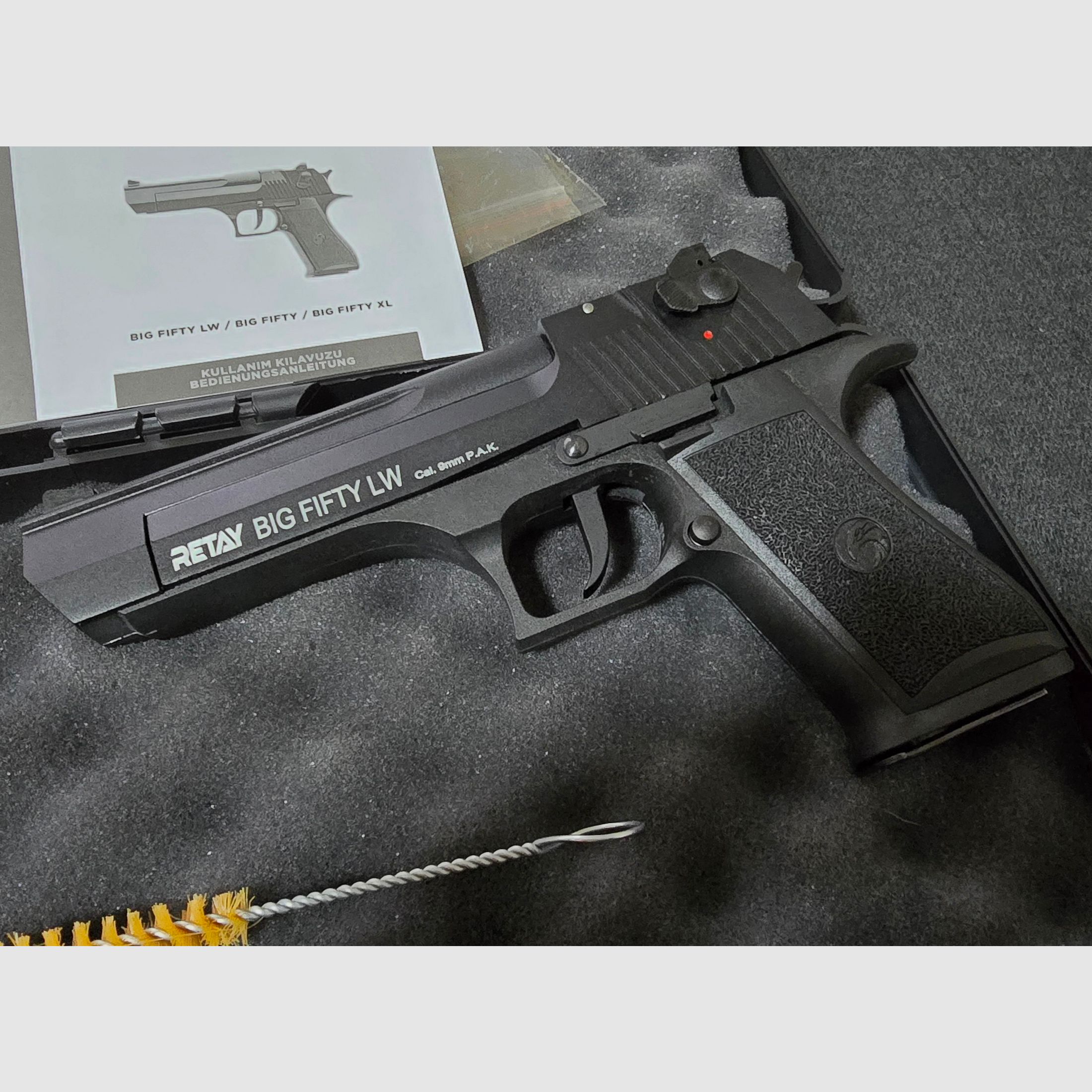 Retay Big Fifty LW strzał ostrzegawczy 9mm PAK