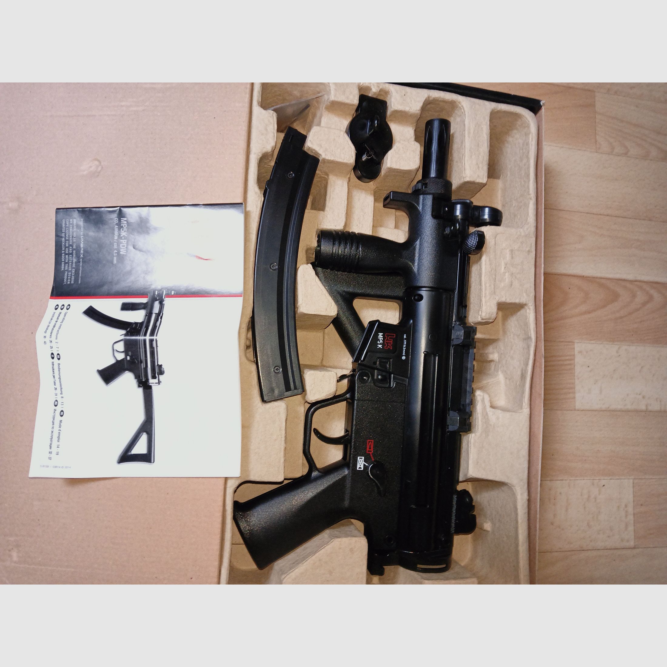 Heckler & Koch MP5K-PDW CO2 4,5mm BB  blowback neuwertig TOP