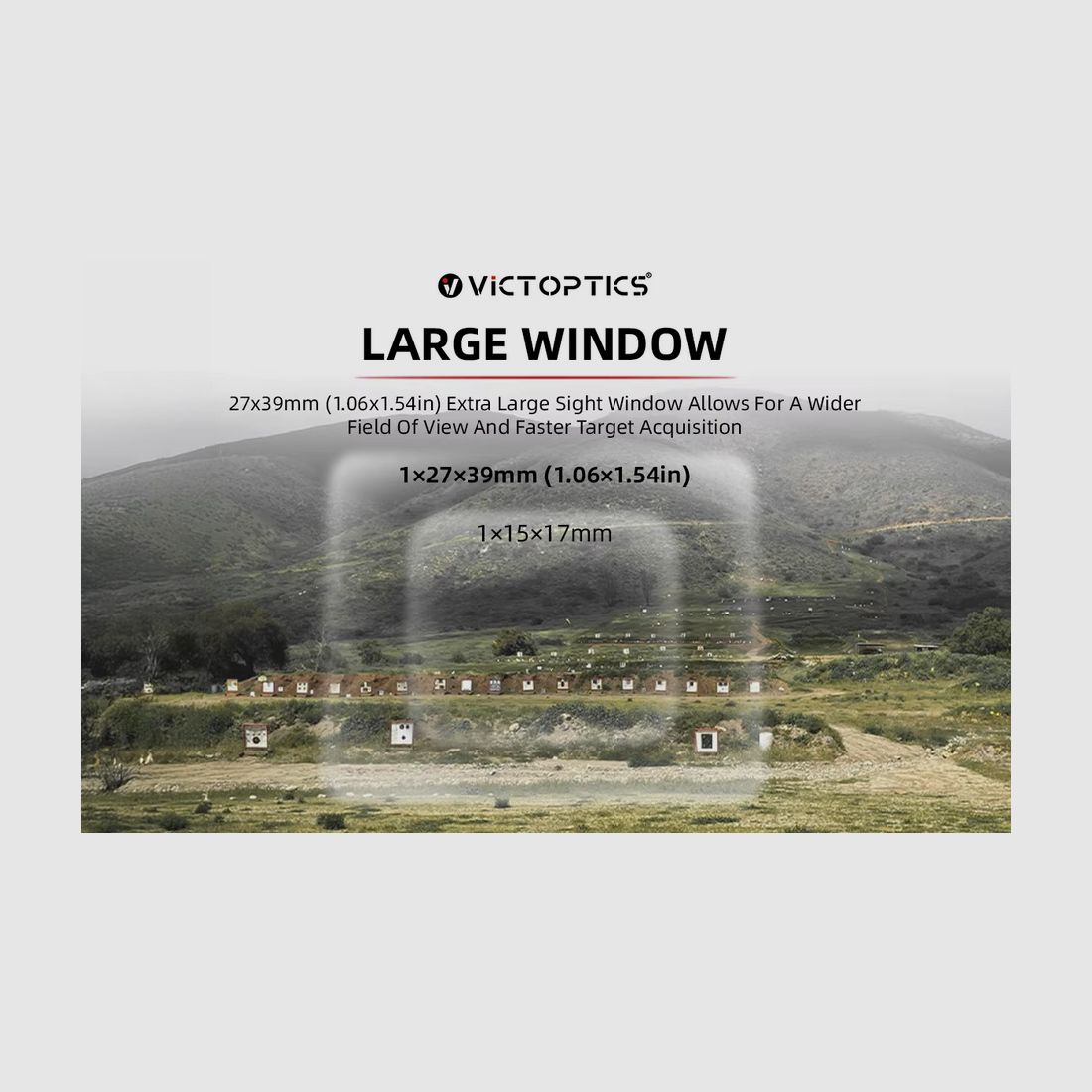 VictOptics - RDSL35 Red Dot-Visier - 1x27x39 - 8 verschiedene Absehen - rot/grün - OVP & NEU