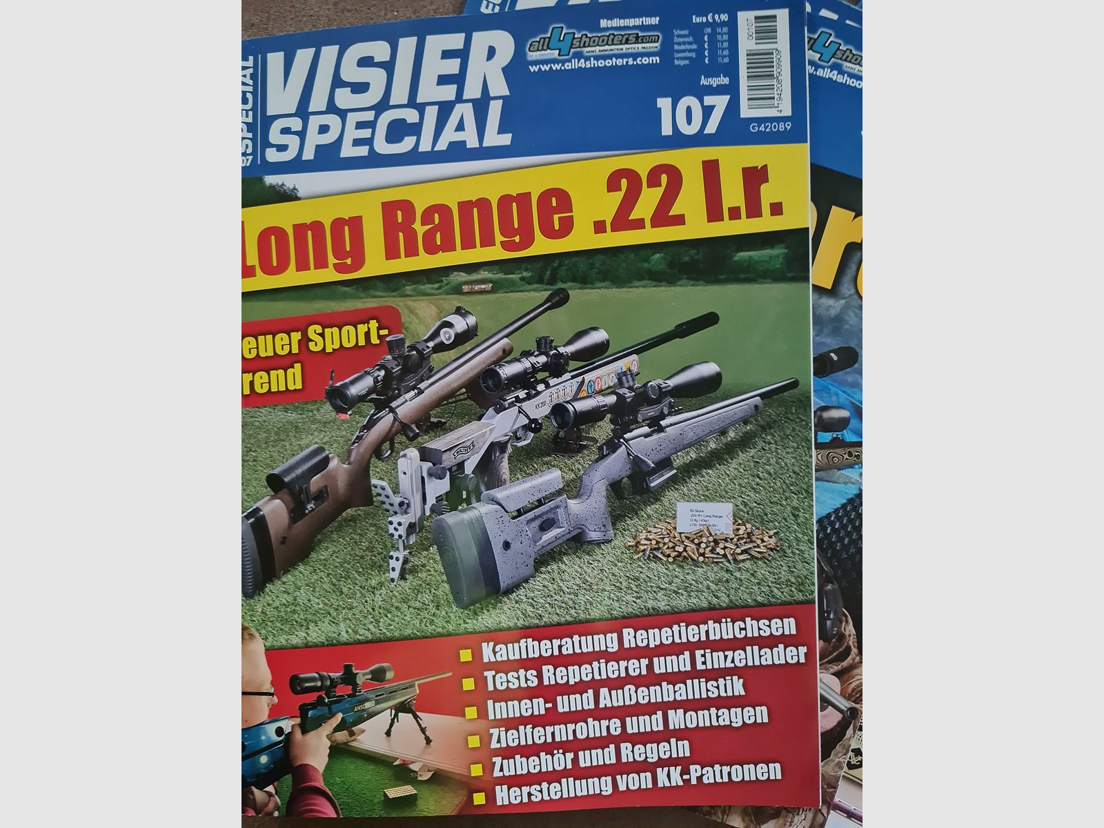 4 x Visier Special Ausgabe: 76 , 82,  104 und 107