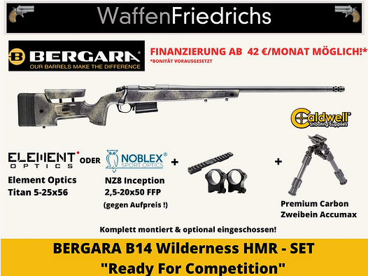 Bergara	 B14 WILDERNESS HMR | Ready for Competition - Komplettangebot - Waffen Friedrichs