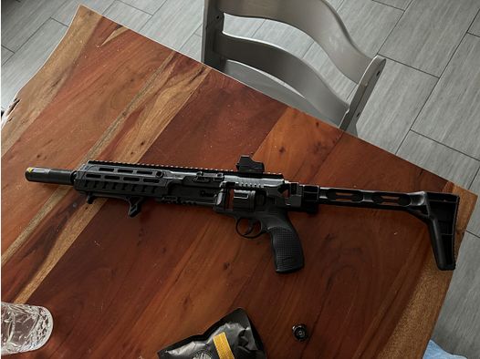 T4E Carbine Conversion Kit für HDR50 TR 50 X-Tracer Booster Flip up Visiere Munition Tracer UX Nano Point 3