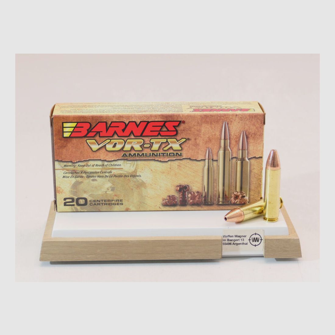 Barnes VOR-TX EURO 250grs à20 .450 Bushmaster