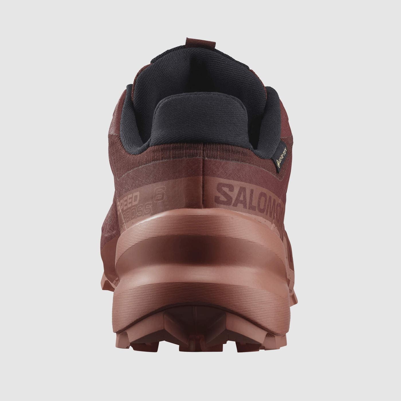 SALOMON – DAMY – SPEEDCROSS 6 GTX W Rum Raisin / Barn Red / Canyon Clay, zdjęcie 4 z 7