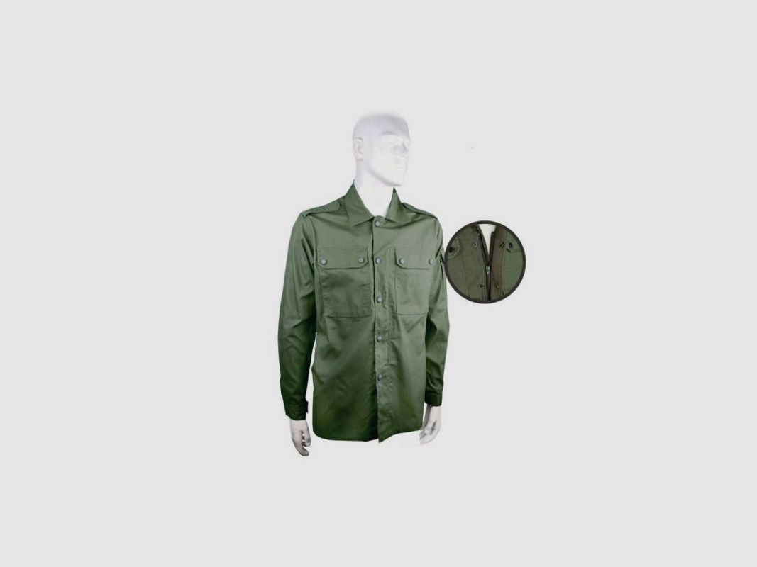 Safari Sport Shirt with Zipper Ripstop, image 1 of 3