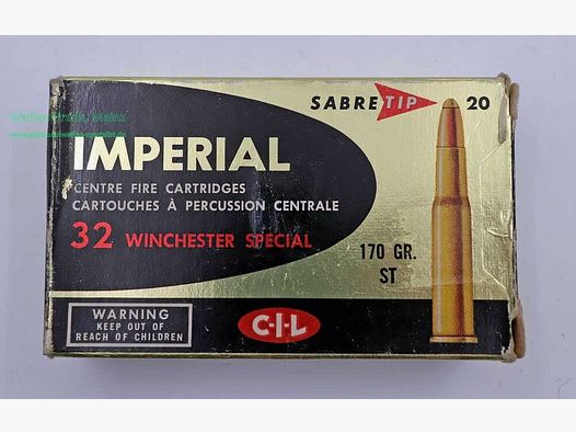 Imperial, Canada cartouches de fusil .32 Win Special