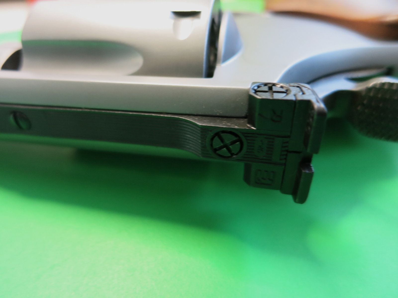 Revolver, SMITH&WESSON, Mod. 686-5 Target Champion, .357 Magnum, 6" loop, roestvrij staal versie, Nill-grip    #16