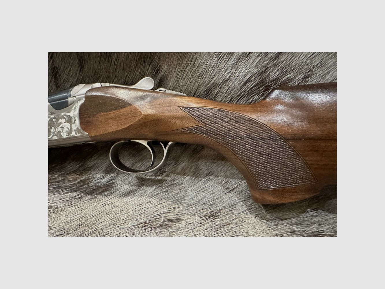 FLINTEN BERETTA ULTRALEGGERO SILVER KAL 12/76 71CM NEU, Bild 8 von 12