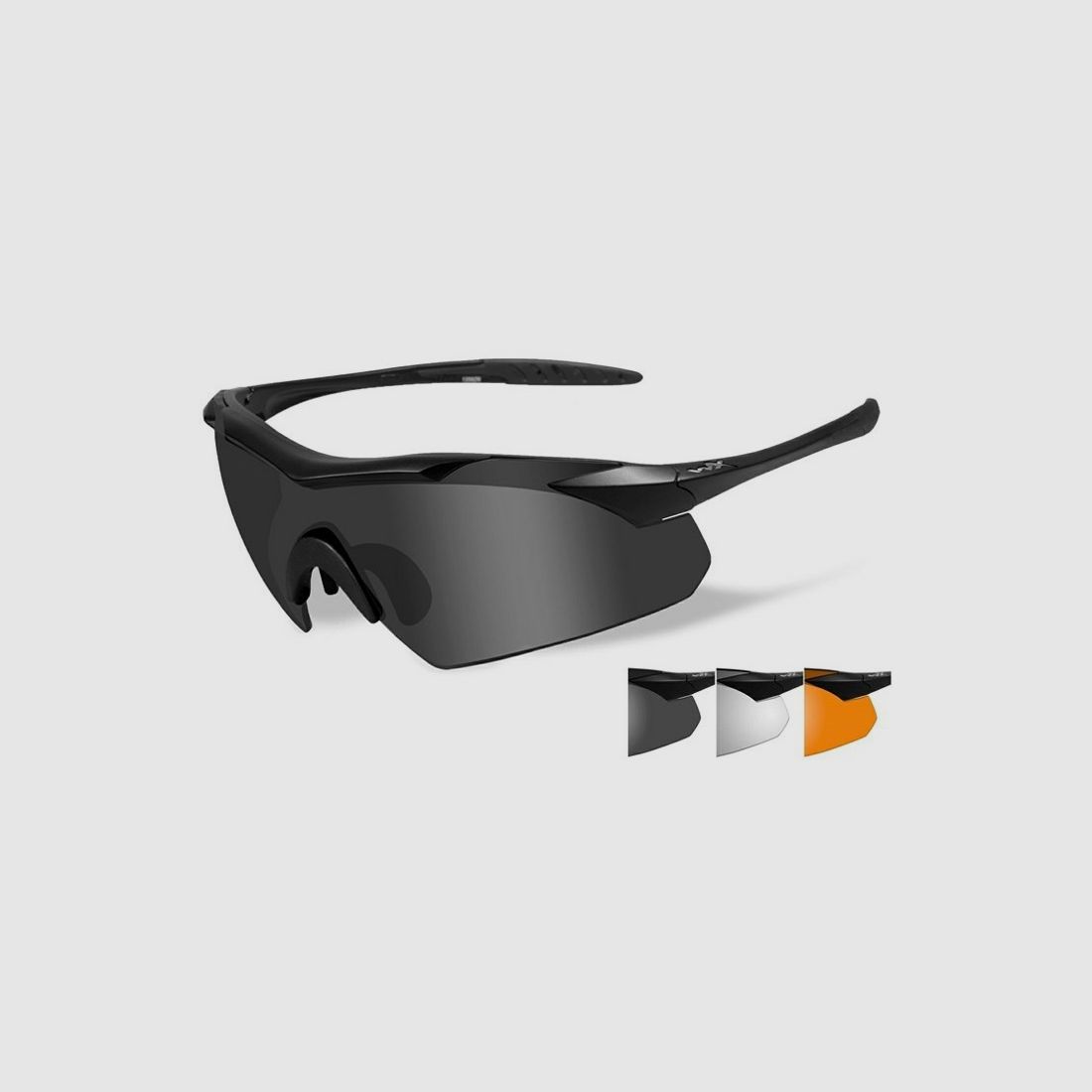 WileyX Glasses Wiley X Vapor 2.5 Grey/Clear/Rust, image 1 of 7
