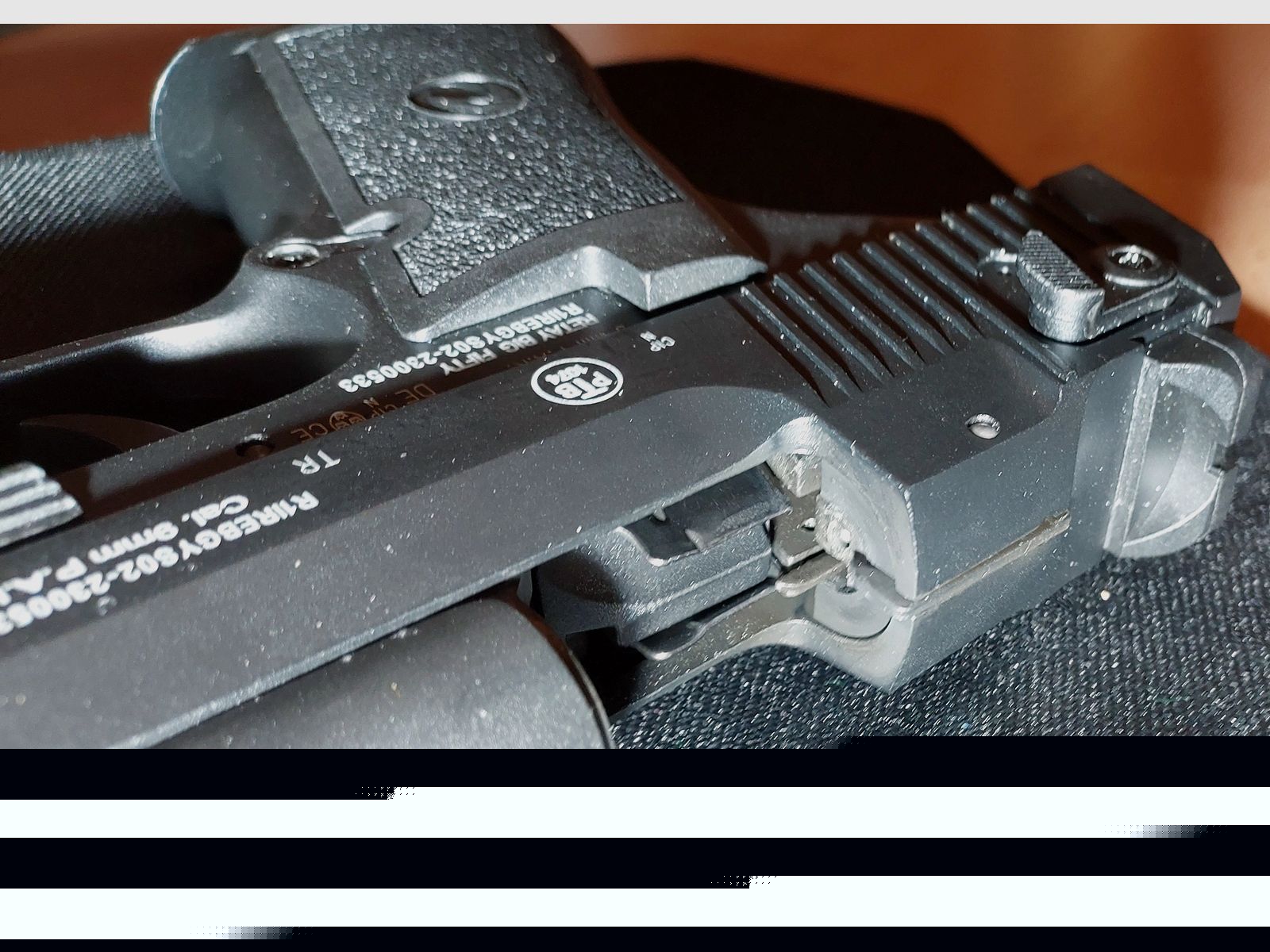 Retay Big Fifty Schreckschusspistole 9mm P.A.K. brüniert (PTB 1074)