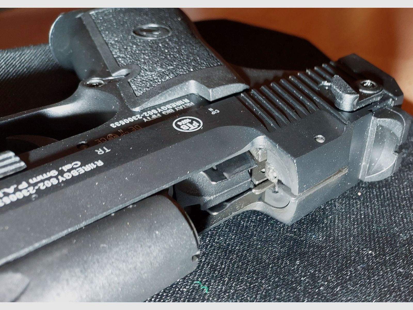 Retay Big Fifty LW pistola a salve 9mm P.A.K. brunita (PTB 1075)