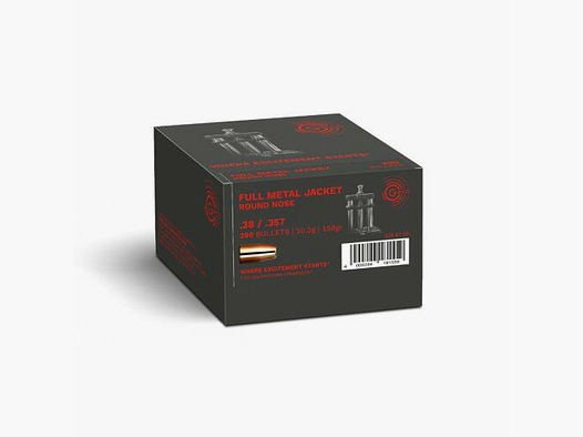 GECO Geschosse FMJ FN .357/9mm 10,2g/158gr