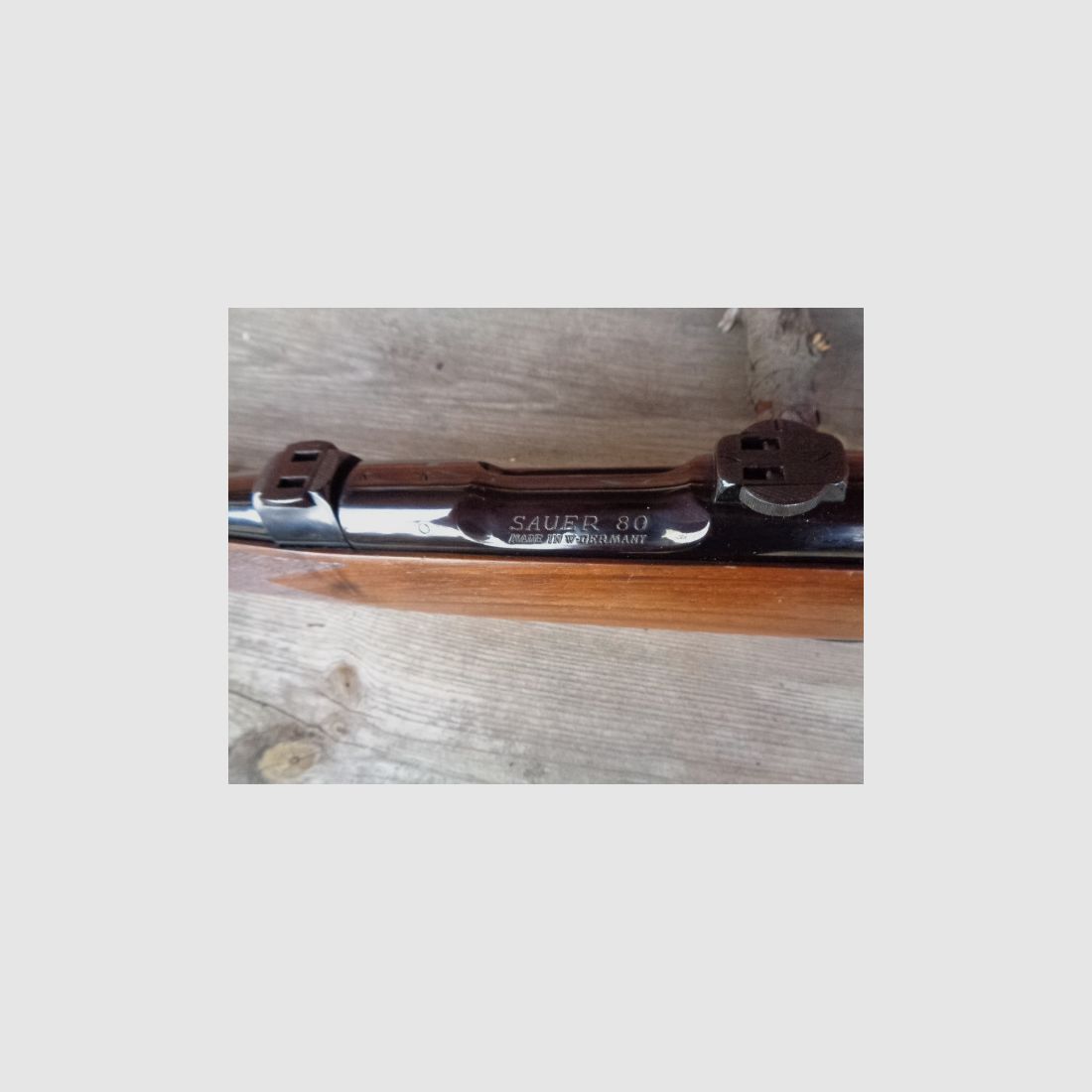 Sauer 80  Kal. 243 Win mit Schmidt und Bender 3-12x50 Klassik Abs 4. beleuchtet