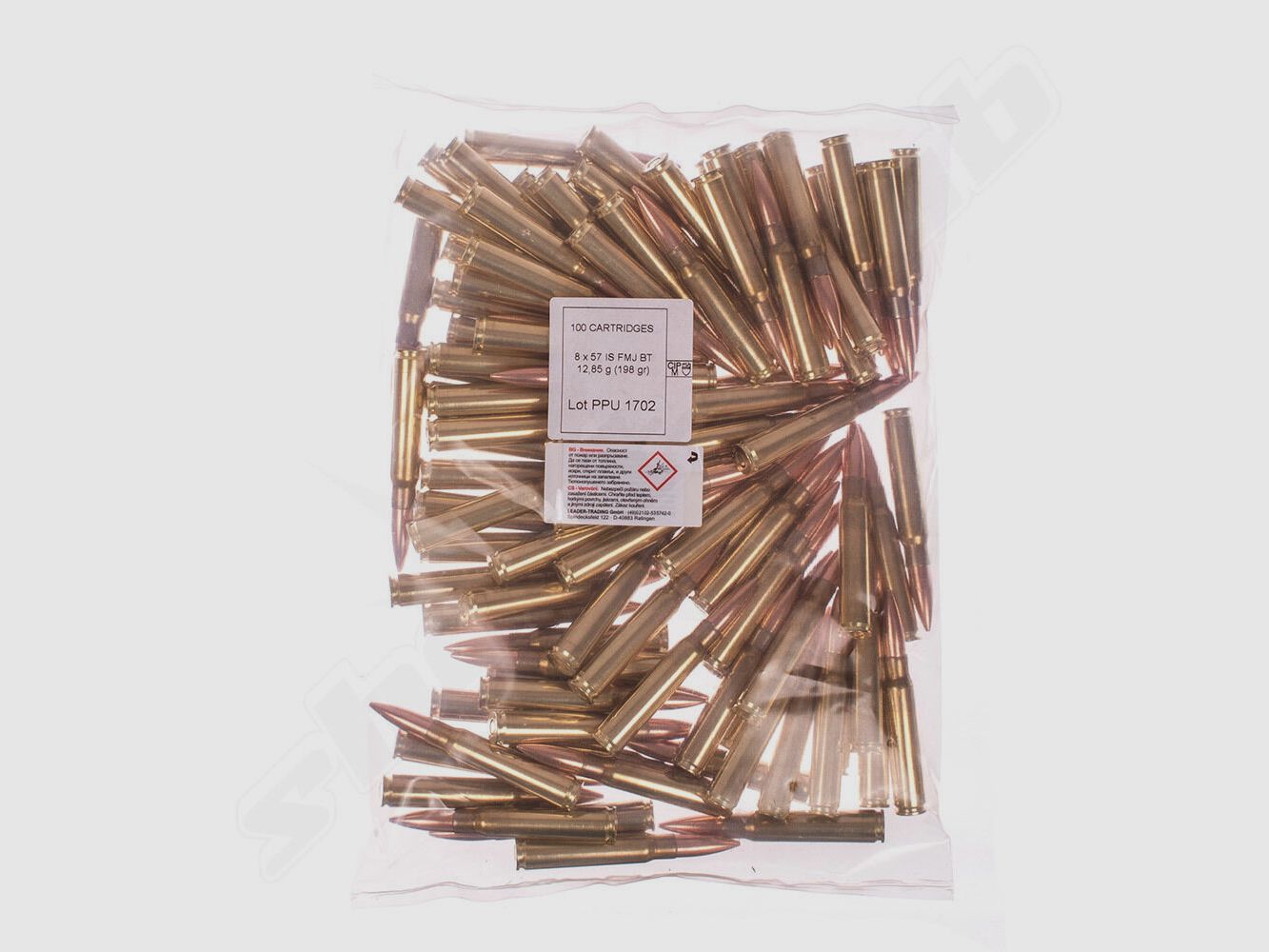 PPU - Prvi Partizan	 FMJ 12,85 g / 198 100er BULK 8x57JS