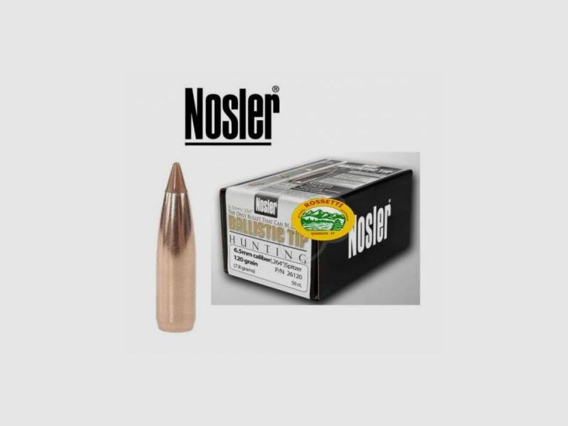 NOSLER projectiles BALLISTIC TIP cal. 6,5MM .264 120gr - 26120