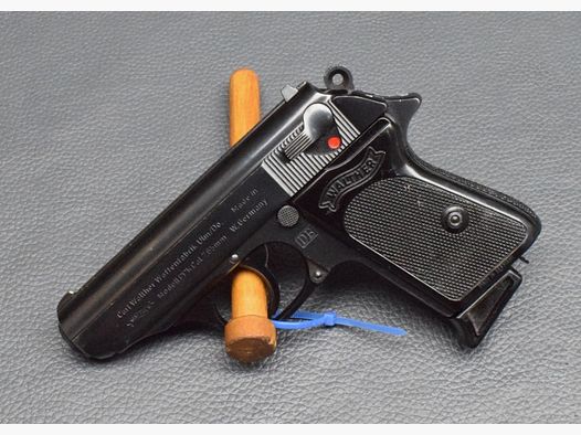 Walther PPK, Zivilfahnder der Bahnpolizei, Kal. 7,65mm sehr gut