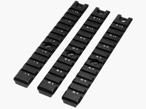 UTG G36 Picatinny Schienen Set lang, 3 Stk