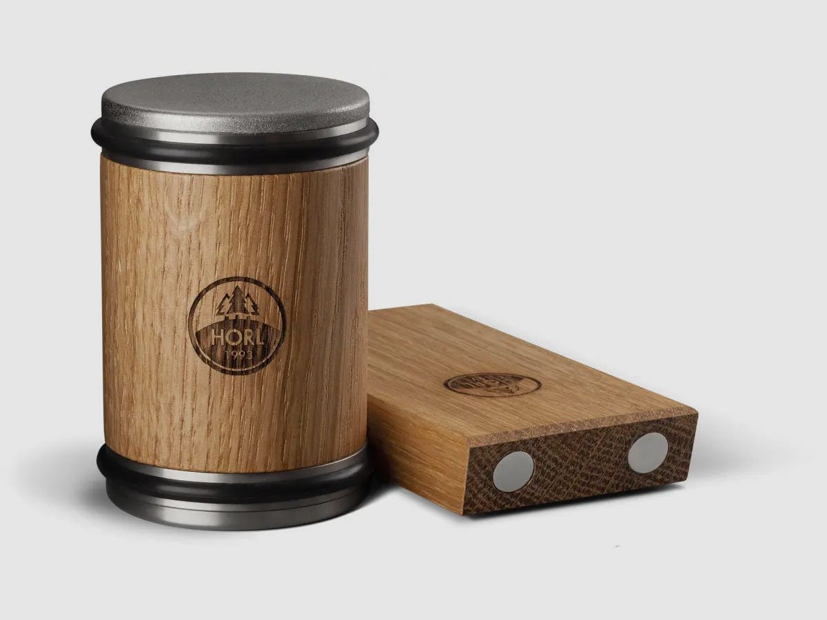 HORL Rollschleifer Eiche & Magnetschleiflehre (RSE-SET)