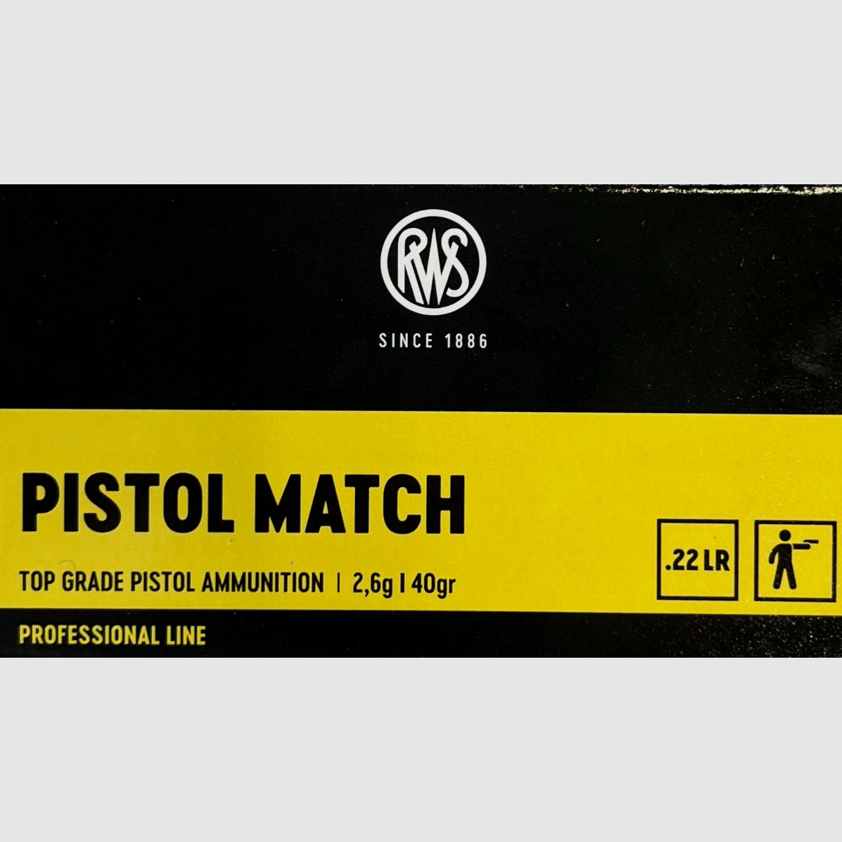 RWS .22lr Pistol Match 40grs - 5000 Schuss