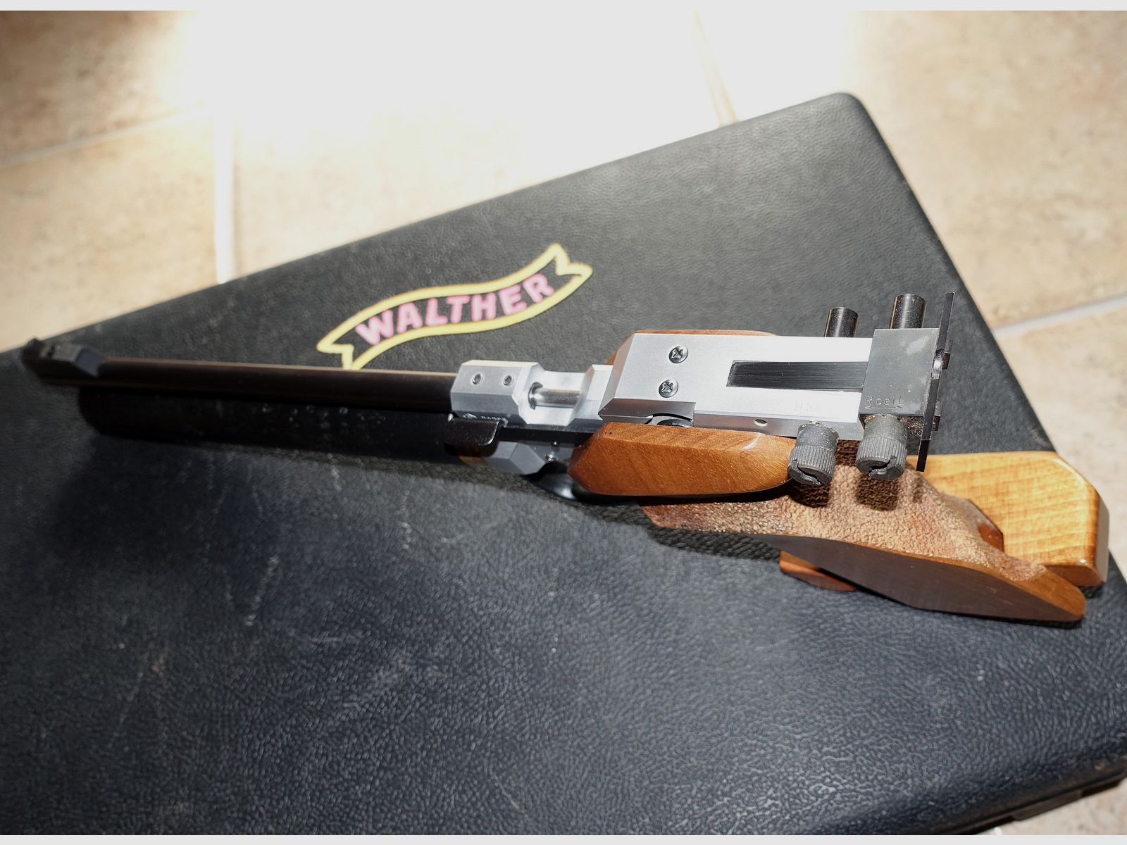 Walther CP2 Matchpistole mit Koffer