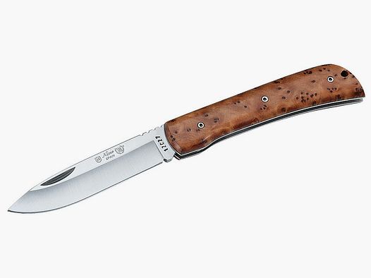 Nieto Taschenmesser Zweihandmesser 12C27 Slipjoint Thuyy-Holz Filework