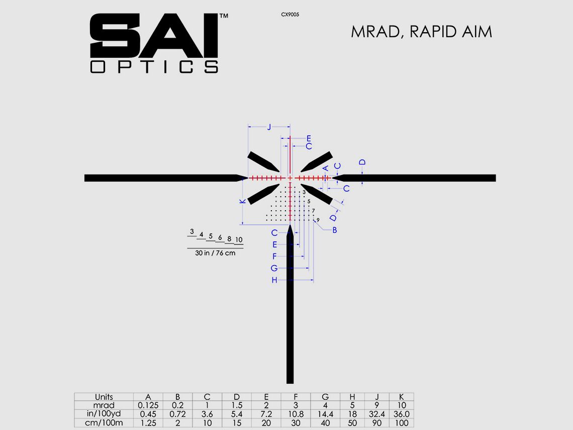SAI telescopio 6 1-6×24 Nero, immagine 4 di 4