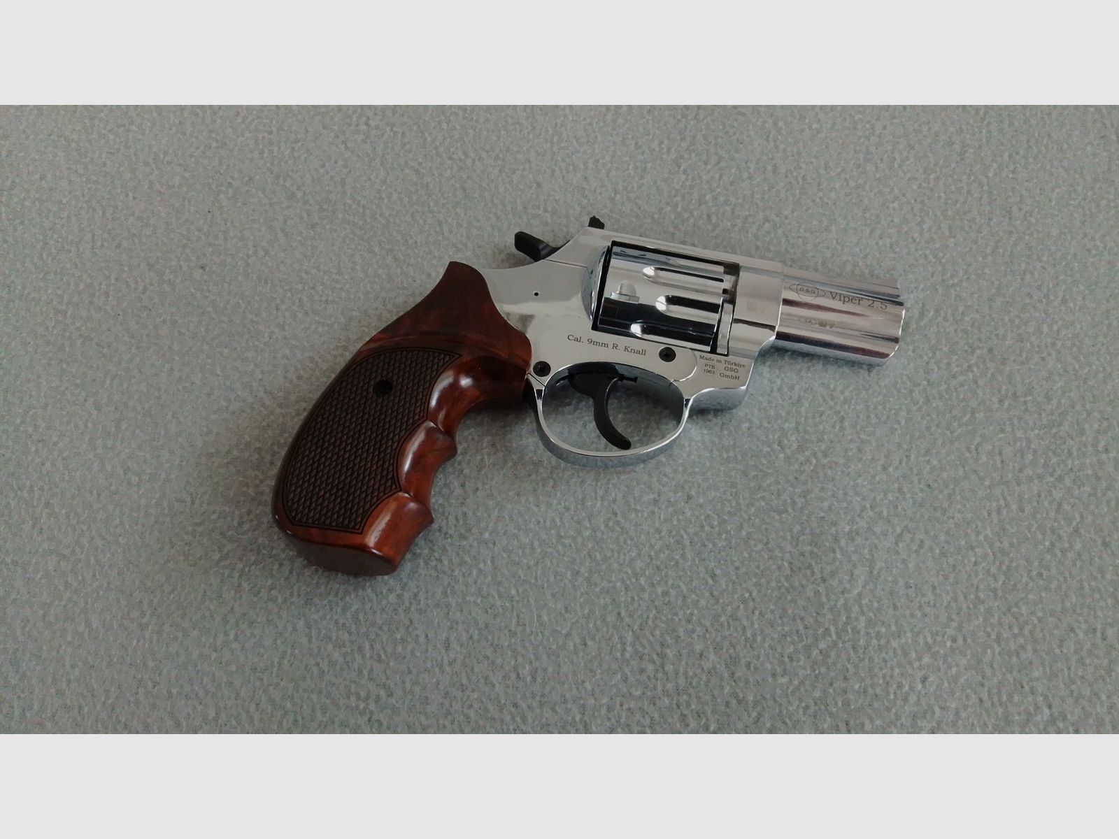 Wood grip wood grip panels suitable for revolver Zoraki R1 R2, Ekol Viper