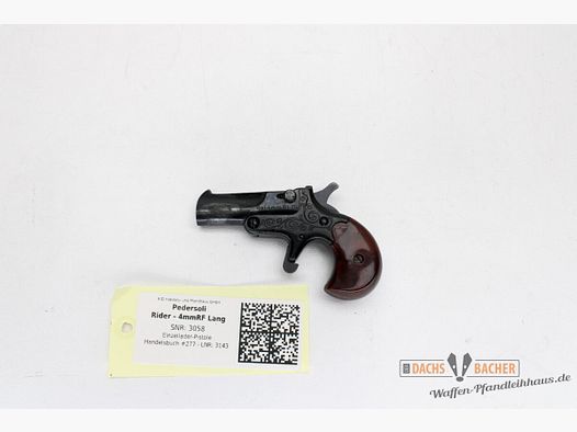Pistole Derringer Pedersoli Rider Kal. 4mm RF lang