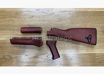 Kalashnikov USA KUSA Stock Set for KR103 / Wood suitable for AKM / AK74 / AK-74 / e.g. WBP Jack / WBP MiniJack / Cugir