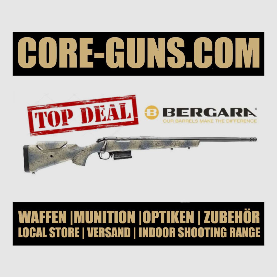 Bergara B14 Wilderness Sierra 308Win 20" LL inkl. Weaver ZF Basen sofort Verfügbar: UVP: 1299€